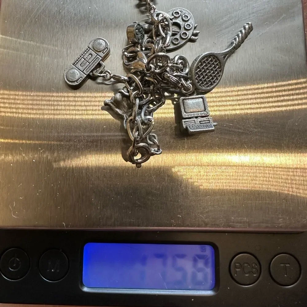 Vintage Charm Bracelet  ‘Intencity’ Hobby Theme
